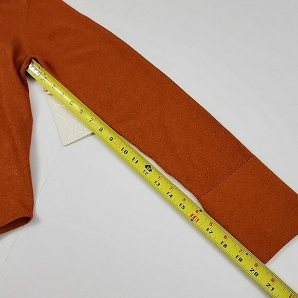 Athleta x Alicia Keys Women's Bodysuit Merino Wool Burnt Orange Gold Speck Sz M - Picture 15 of 15